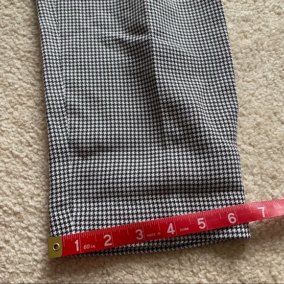 VINTAGE HOUNDSTOOTH PLEATED TROUSERS - Picture 13 of 15